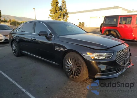 2021 Genesis G90 Ultimate из США, поврежденный, VIN KMTF54PH3MU084782